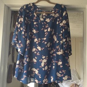 Bobeau Sheer Top NWT